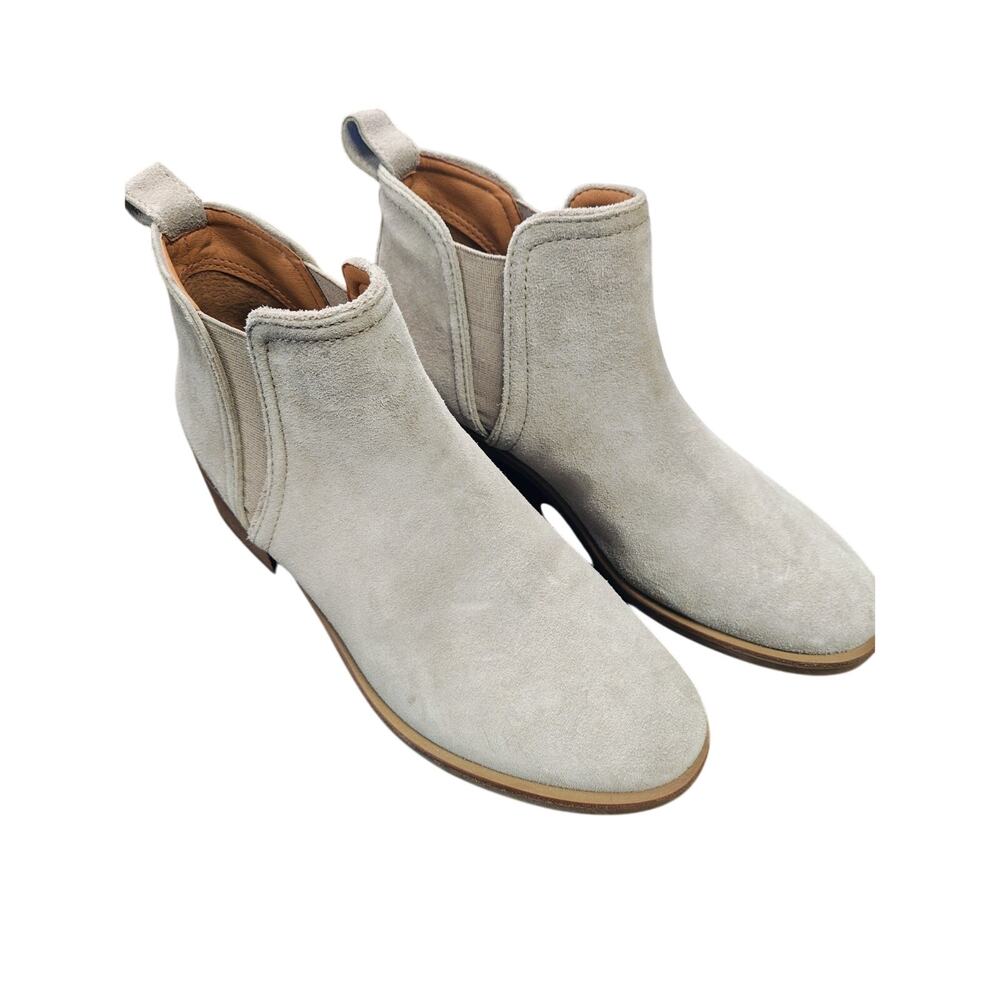 Lucky Brand Cream Ankle Boots